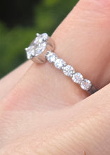 Load image into Gallery viewer, 2628: Vintage Platinum Natural Sparkling Diamonds (1ct) Ring
