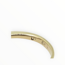 Load image into Gallery viewer, 2573: Vintage 14ct Gold Cabochon White Opals Bypass Ring
