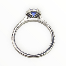 Load image into Gallery viewer, 2704 Vintage Platinum Tanzanite 32 Natural Sparkling Diamonds Ring
