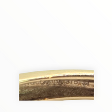 Load image into Gallery viewer, 2757: Vintage 9ct Gold Violet Blue Tanzanites Diamonds Stacker/Half Eternity Ring
