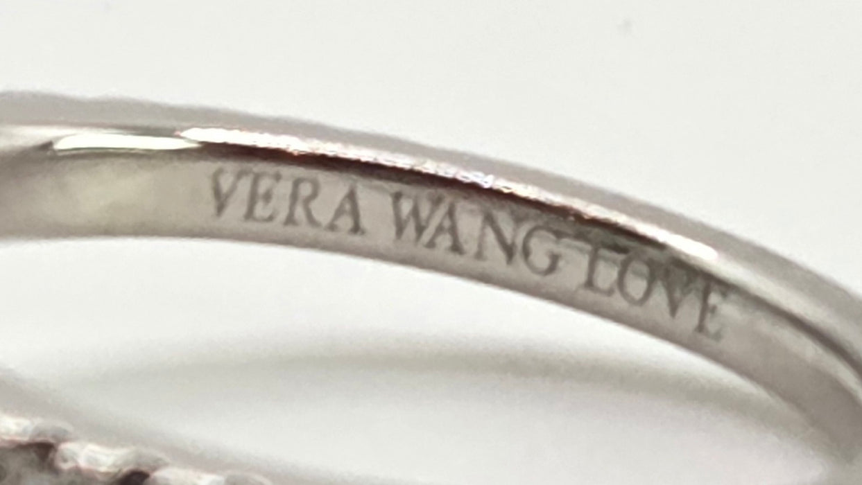 2774: Vintage 18ct White Gold 55 Natural Diamonds Ring - Vera Wang Love Collection