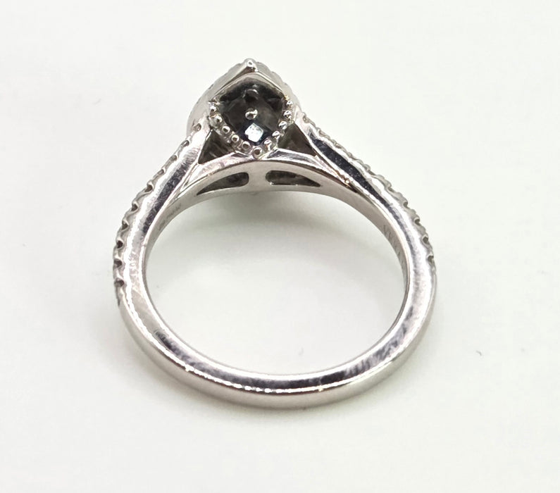 2774: Vintage 18ct White Gold 55 Natural Diamonds Ring - Vera Wang Love Collection