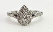 Load image into Gallery viewer, 2774: Vintage 18ct White Gold 55 Natural Diamonds Ring - Vera Wang Love Collection
