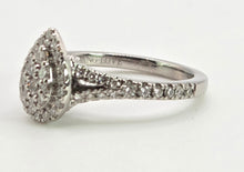 Load image into Gallery viewer, 2774: Vintage 18ct White Gold 55 Natural Diamonds Ring - Vera Wang Love Collection
