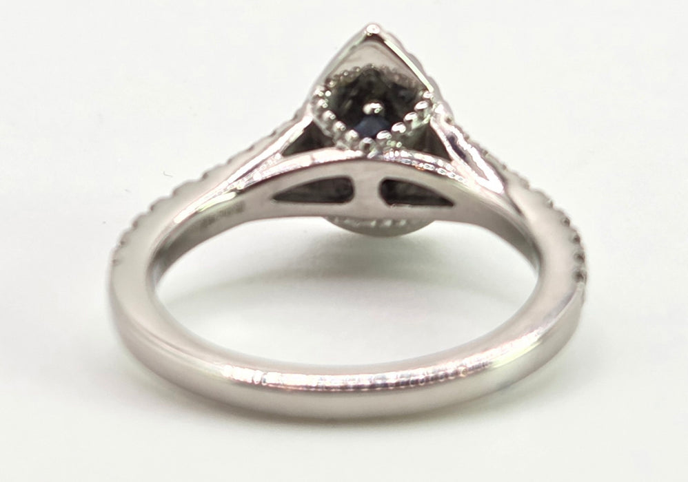 2774: Vintage 18ct White Gold 55 Natural Diamonds Ring - Vera Wang Love Collection