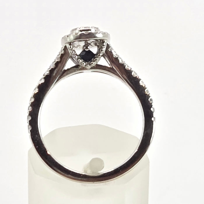 2774: Vintage 18ct White Gold 55 Natural Diamonds Ring - Vera Wang Love Collection