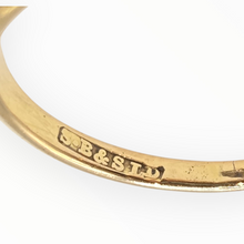 Load image into Gallery viewer, 2945 Antique  18ct Gold White Opals Natural sparking diamonds - Hallmarked in 1901
