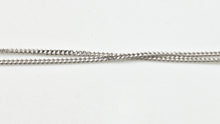 Load image into Gallery viewer, 2650: Vintage 9ct White Gold Necklace (44cm) Multi-Diamonds Pendant
