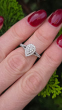 Load image into Gallery viewer, 2774: Vintage 18ct White Gold 55 Natural Diamonds Ring - Vera Wang Love Collection
