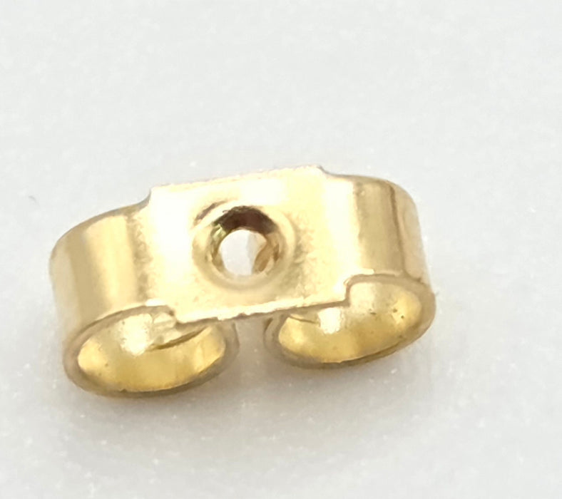2636: Vintage, Classic 18ct Gold Woven Lovers Knot Stud Earrings- Pristine