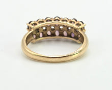 Load image into Gallery viewer, 2878: Vintage &amp; Rare 9ct  Gold Tiered Smokey Quartz Ring
