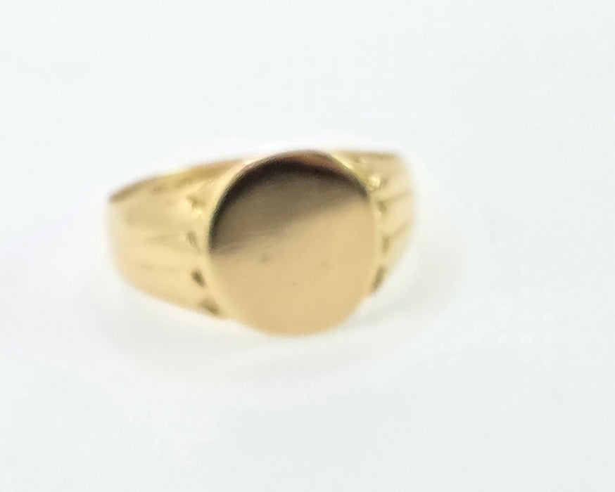 2970: Antique 18ct Gold Signet Ring- From 1923