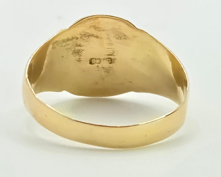 2970: Antique 18ct Gold Signet Ring- From 1923