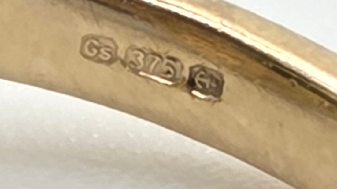 3008: 9ct Gold Citrines, Smokey Quartz Natural Diamonds Target Ring