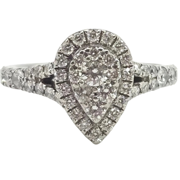 2925 -18ct White Gold Vera Wang Love Collection Diamonds  (0.7ct) Ring