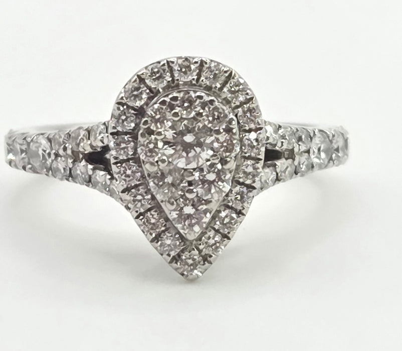 2925 -18ct White Gold Vera Wang Love Collection Diamonds  (0.7ct) Ring