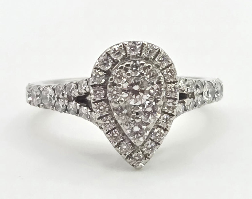 2925 -18ct White Gold Vera Wang Love Collection Diamonds  (0.7ct) Ring