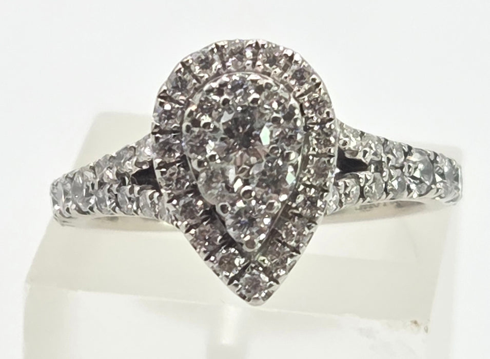 2925 -18ct White Gold Vera Wang Love Collection Diamonds  (0.7ct) Ring