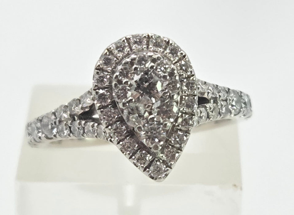 2925 -18ct White Gold Vera Wang Love Collection Diamonds  (0.7ct) Ring
