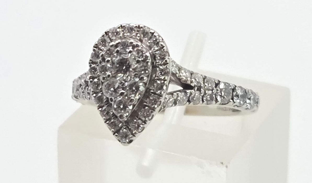 2925 -18ct White Gold Vera Wang Love Collection Diamonds  (0.7ct) Ring