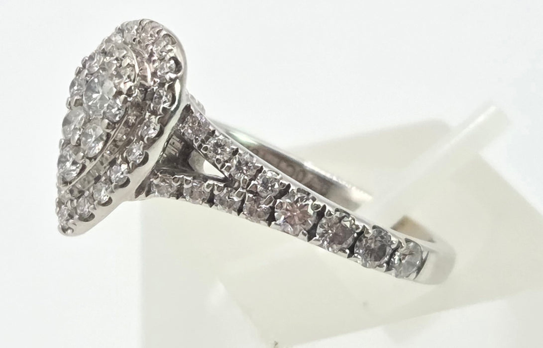 2925 -18ct White Gold Vera Wang Love Collection Diamonds  (0.7ct) Ring