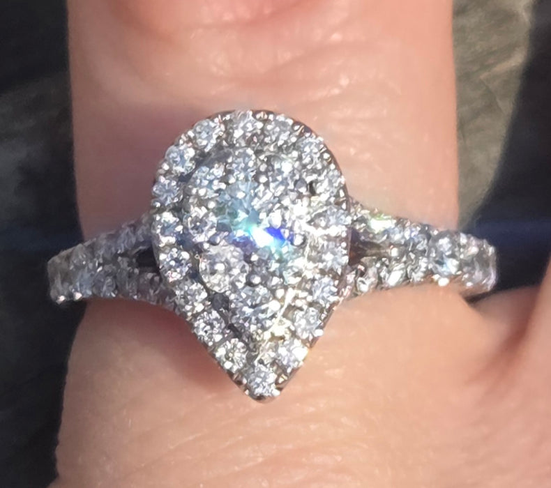 2925 -18ct White Gold Vera Wang Love Collection Diamonds  (0.7ct) Ring