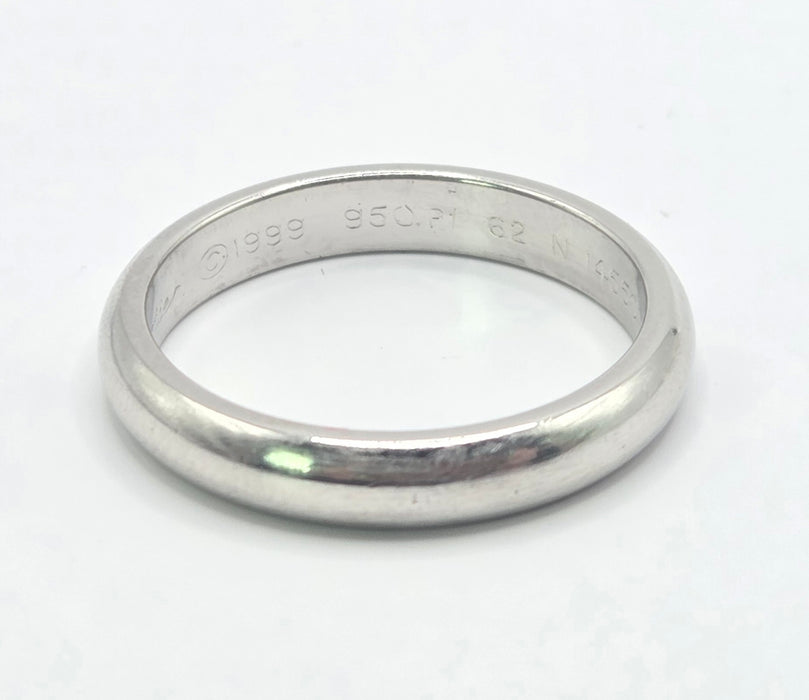 3158 Vintage: Platinum Cartier Wedding Band — From 1999