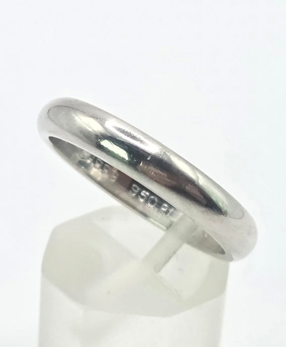 3158 Vintage: Platinum Cartier Wedding Band — From 1999