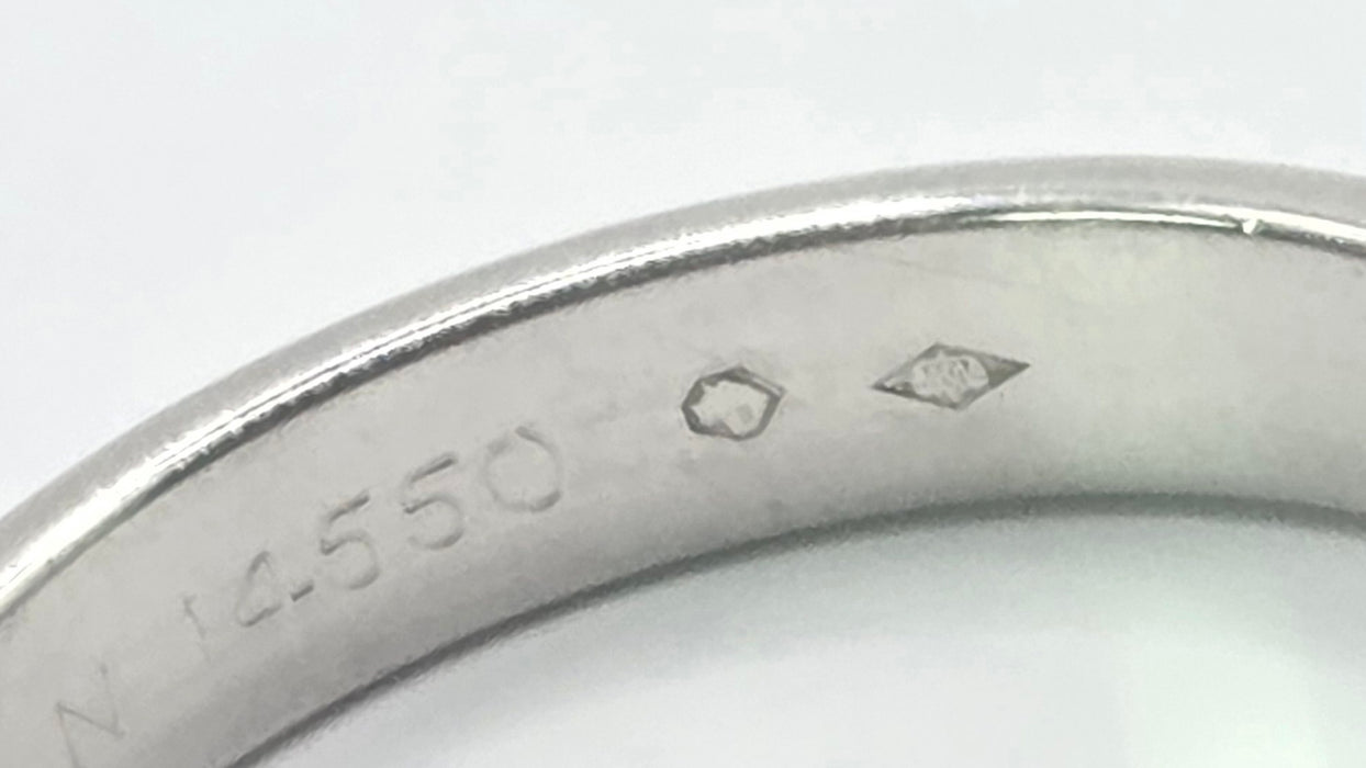 3158 Vintage: Platinum Cartier Wedding Band — From 1999