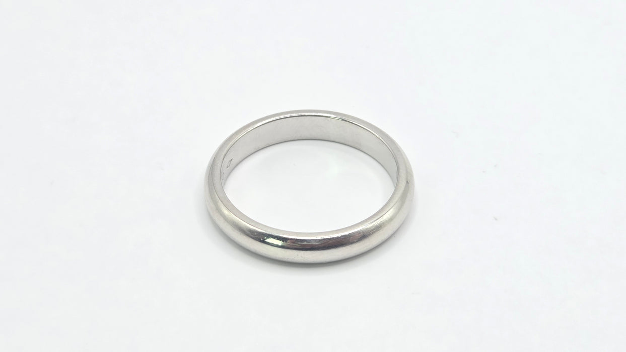 3158 Vintage: Platinum Cartier Wedding Band — From 1999