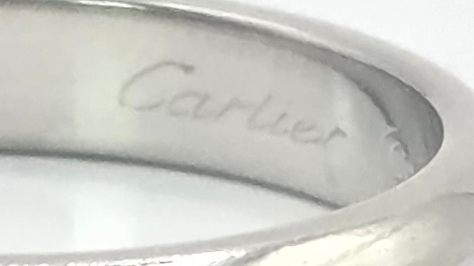 3158 Vintage: Platinum Cartier Wedding Band — From 1999
