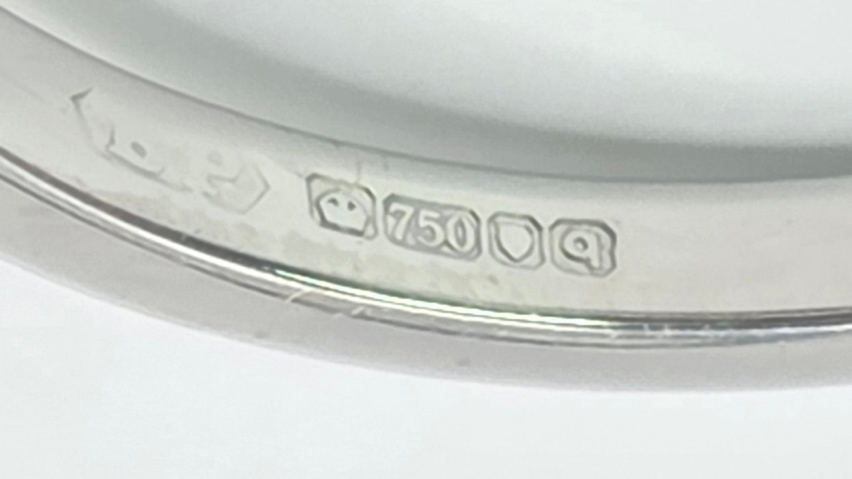 3159 Modern: 18ct White Gold Diamond Solitaire Ring — From 2015