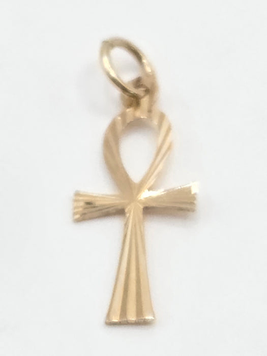 Vintage: 9ct Yellow Gold Ankh (Key of Life) Pendant