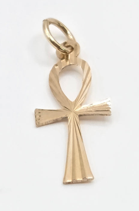 Vintage: 9ct Yellow Gold Ankh (Key of Life) Pendant