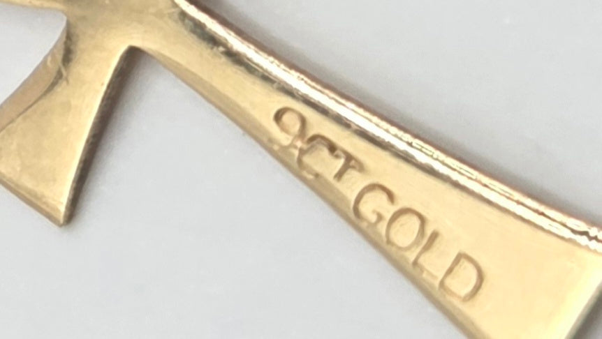Vintage: 9ct Yellow Gold Ankh (Key of Life) Pendant