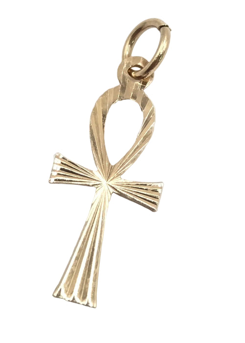 Vintage: 9ct Yellow Gold Ankh (Key of Life) Pendant