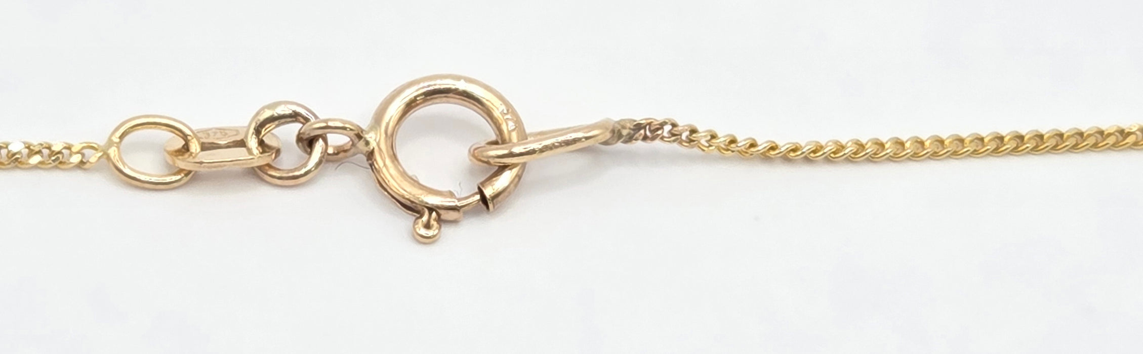 Vintage: 9ct Yellow Gold Curb Chain Necklace