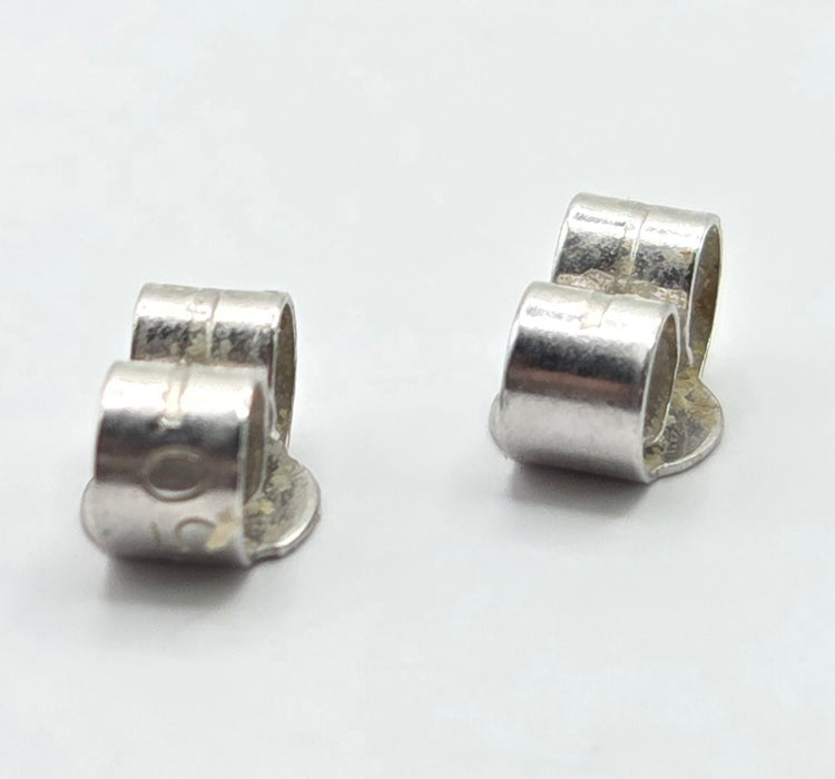 Vintage: 18ct White Gold Cultured Pearl Stud Earrings