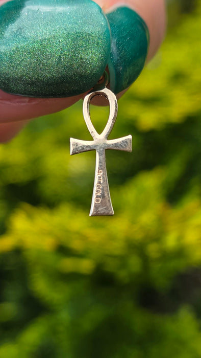 Vintage: 9ct Yellow Gold Ankh (Key of Life) Pendant
