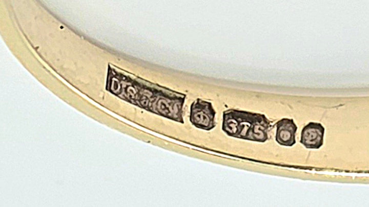 Vintage: 9ct Yellow Gold Diamond Solitaire Ring — From 1985