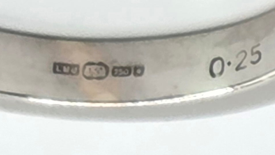 Vintage: 18ct White Gold Diamond Channel Set Half Eternity Ring- 0.33ct diamonds