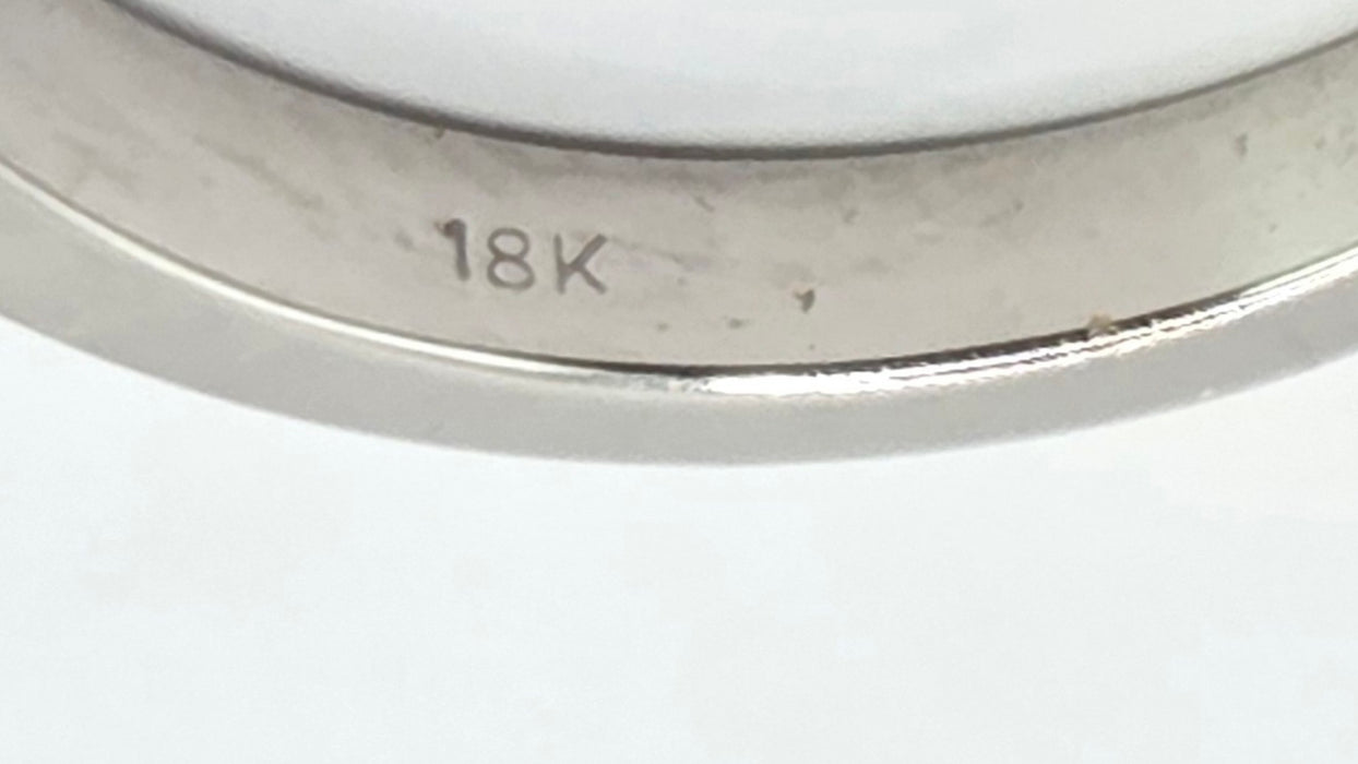 Vintage: 18ct White Gold Diamond Channel Set Half Eternity Ring- 0.33ct diamonds