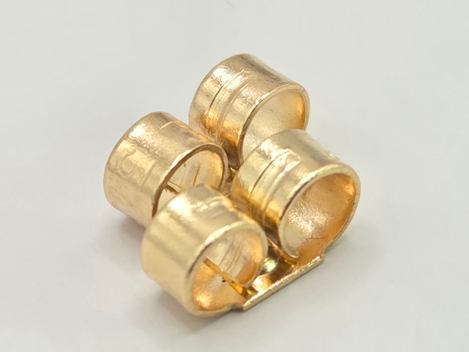 Vintage: 9ct Yellow Gold Tahitian Pearl Starburst Stud Earrings