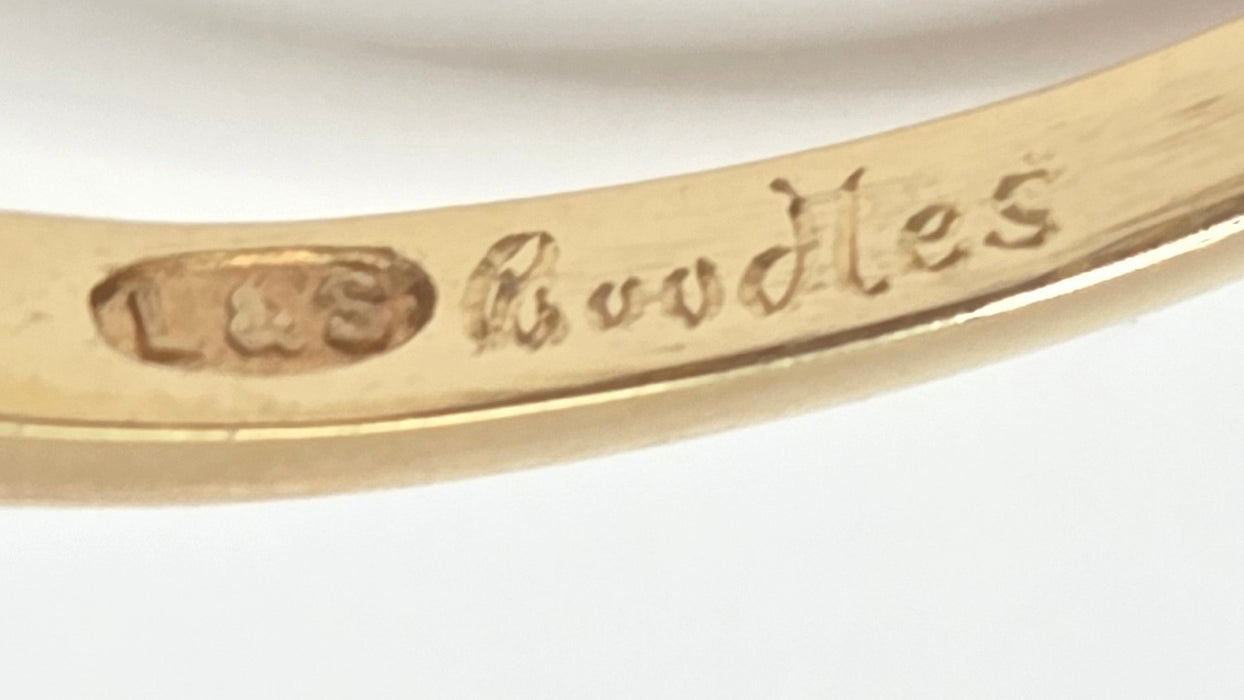 Boodles: Vintage 18ct Yellow Gold Emerald & Diamond Dress Ring — 0.50ct & 0.50ct — From 1989