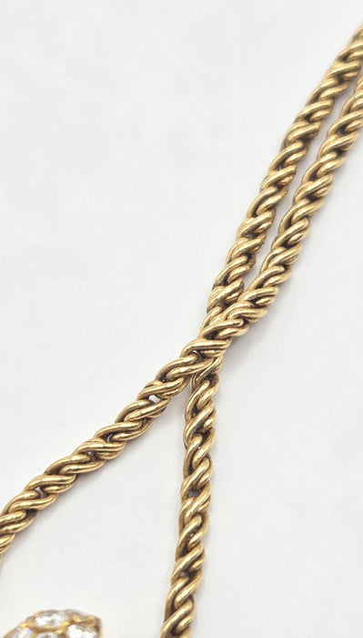 Vintage: 18ct Yellow Gold Ruby & Diamond Articulated Pendant & Chain — 2.20ct & 2.00ct — Graff Homage