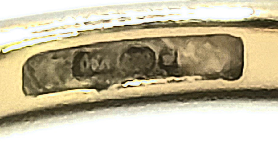 Vintage: 18ct Yellow Gold Diamond Half Eternity Ring