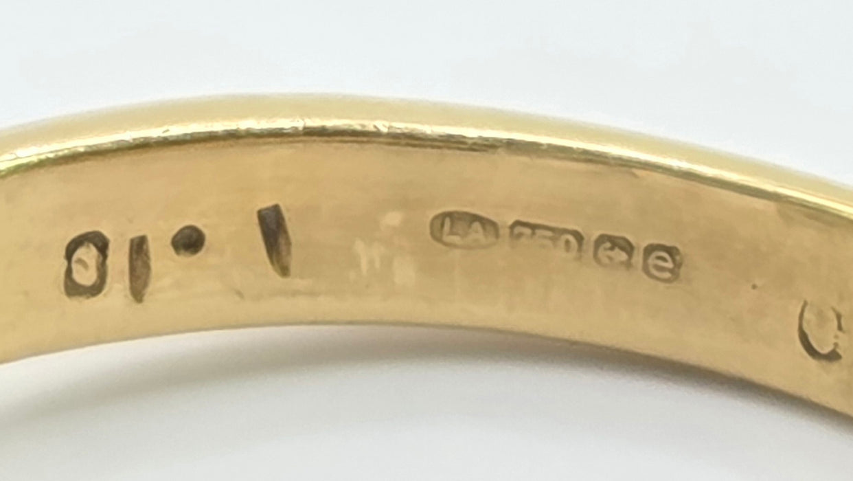 Vintage: 18ct Yellow Gold Ruby & Diamond Art Deco Style Dress Ring — 1.30ct