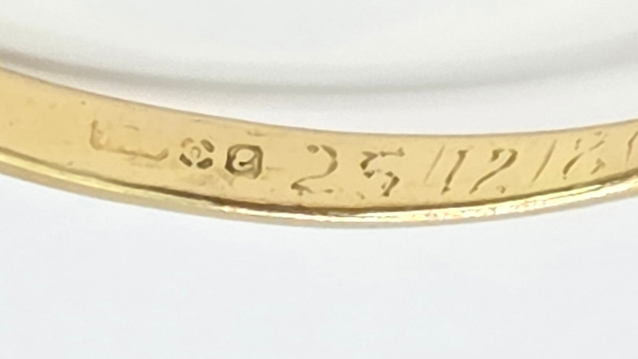 Vintage: 18ct Gold Diamond Solitaire Ring — 0.40ct