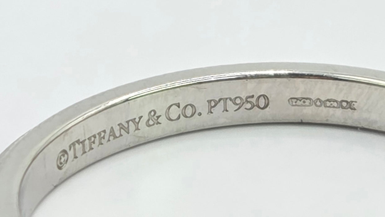 Vintage: Tiffany & Co. Platinum Milgrain Wedding Band Ring