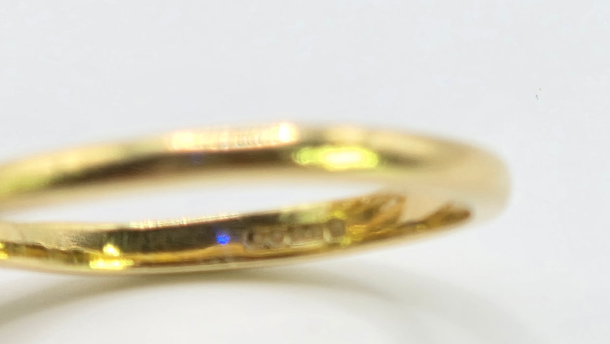 Vintage: 18ct Yellow Gold Sapphire & Turquoise Petal Ring — From 1982
